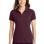 Sport-Tek Womens RacerMesh Moisture Wicking Short Sleeve Polo Shirt - Maroon