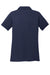 Sport-Tek LST640 Womens RacerMesh Moisture Wicking Short Sleeve Polo Shirt True Navy Blue Flat Back