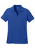 Sport-Tek LST640 Womens RacerMesh Moisture Wicking Short Sleeve Polo Shirt True Royal Blue Flat Front