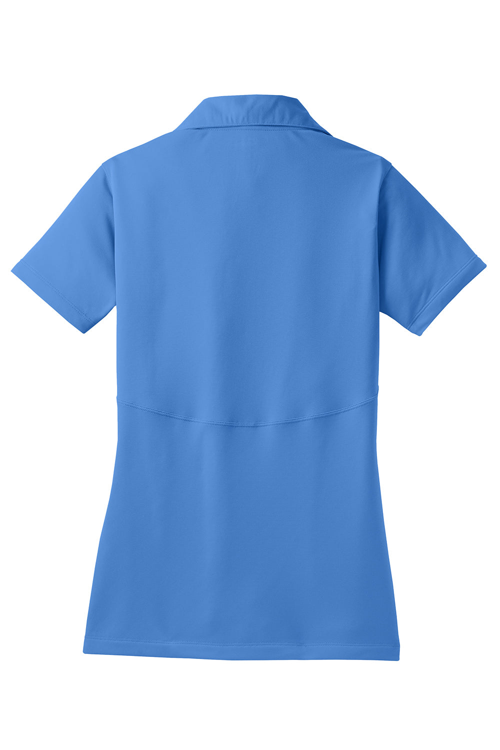 Sport-Tek LST650 Womens Sport-Wick Moisture Wicking Short Sleeve Polo Shirt Blue Lake Flat Back