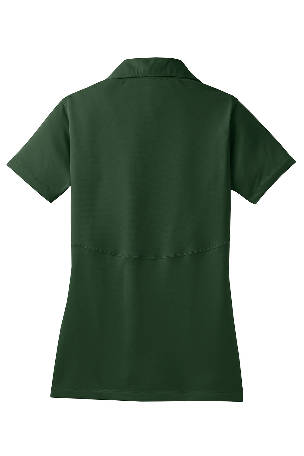 Sport-Tek LST650 Womens Sport-Wick Moisture Wicking Short Sleeve Polo Shirt Forest Green Flat Back