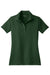 Sport-Tek LST650 Womens Sport-Wick Moisture Wicking Short Sleeve Polo Shirt Forest Green Flat Front