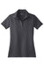 Sport-Tek LST650 Womens Sport-Wick Moisture Wicking Short Sleeve Polo Shirt Iron Grey Flat Front