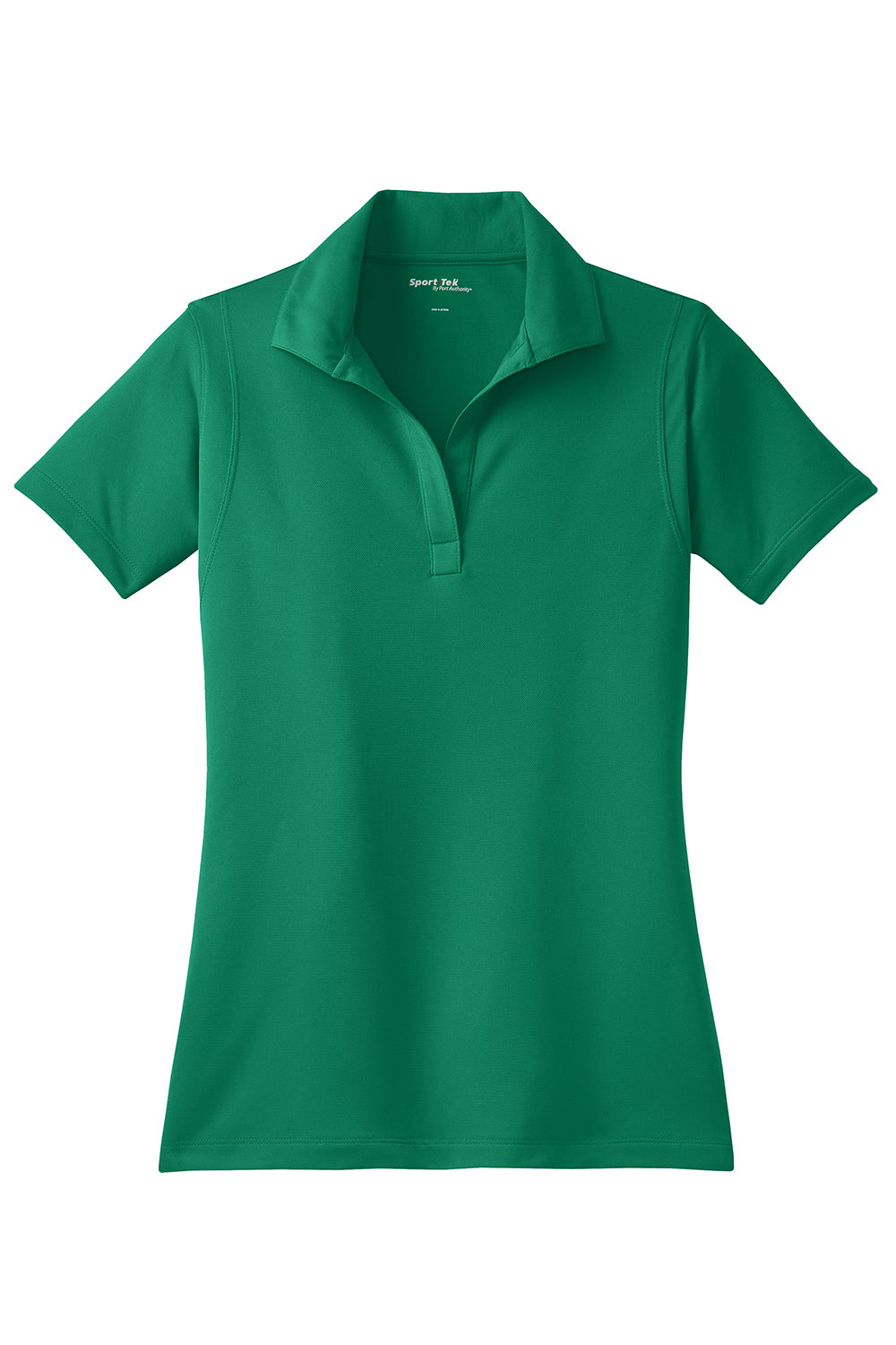 Sport-Tek LST650 Womens Sport-Wick Moisture Wicking Short Sleeve Polo Shirt Kelly Green Flat Front