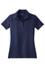 Sport-Tek LST650 Womens Sport-Wick Moisture Wicking Short Sleeve Polo Shirt True Navy Blue Flat Front