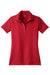 Sport-Tek LST650 Womens Sport-Wick Moisture Wicking Short Sleeve Polo Shirt True Red Flat Front