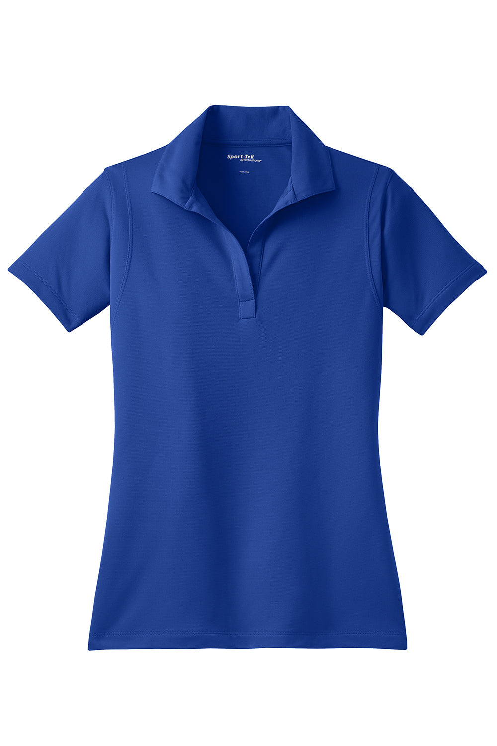 Sport-Tek LST650 Womens Sport-Wick Moisture Wicking Short Sleeve Polo Shirt True Royal Blue Flat Front