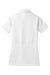 Sport-Tek LST650 Womens Sport-Wick Moisture Wicking Short Sleeve Polo Shirt White Flat Back