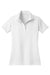 Sport-Tek LST650 Womens Sport-Wick Moisture Wicking Short Sleeve Polo Shirt White Flat Front