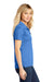 Sport-Tek LST650 Womens Sport-Wick Moisture Wicking Short Sleeve Polo Shirt Blue Lake Model Side