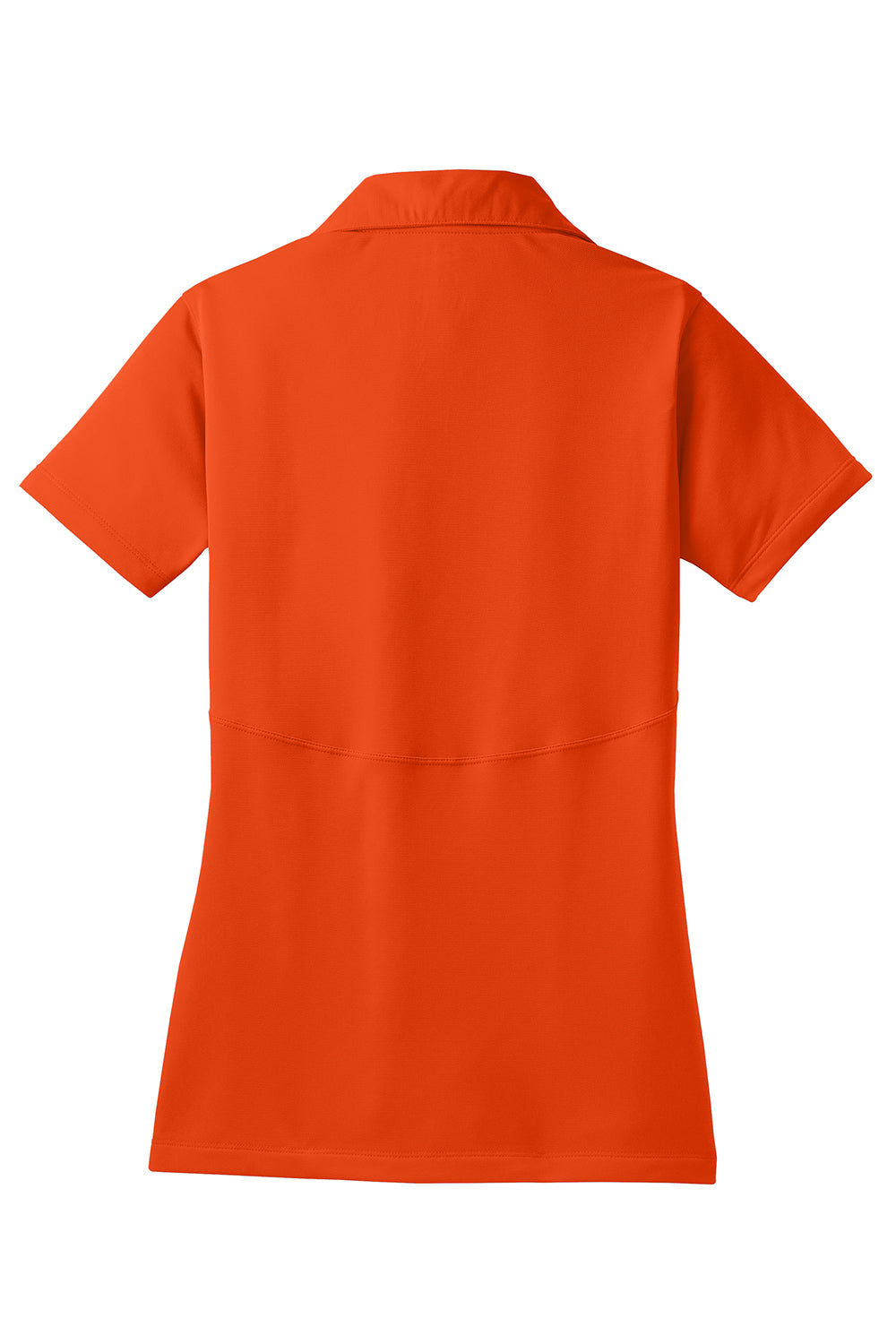 Sport-Tek LST650 Womens Sport-Wick Moisture Wicking Short Sleeve Polo Shirt Deep Orange Flat Back