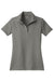 Sport-Tek LST650 Womens Sport-Wick Moisture Wicking Short Sleeve Polo Shirt Concrete Grey Flat Front