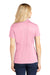 Sport-Tek LST650 Womens Sport-Wick Moisture Wicking Short Sleeve Polo Shirt Light Pink Model Back