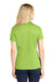 Sport-Tek LST650 Womens Sport-Wick Moisture Wicking Short Sleeve Polo Shirt Lime Shock Green Model Back