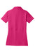 Sport-Tek LST650 Womens Sport-Wick Moisture Wicking Short Sleeve Polo Shirt Raspberry Pink Flat Back