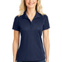 Sport-Tek Womens Sport-Wick Moisture Wicking Short Sleeve Polo Shirt - True Navy Blue