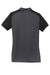 Sport-Tek LST652 Womens Sport-Wick Moisture Wicking Short Sleeve Polo Shirt Iron Grey/Black Flat Back