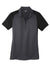 Sport-Tek LST652 Womens Sport-Wick Moisture Wicking Short Sleeve Polo Shirt Iron Grey/Black Flat Front