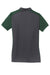 Sport-Tek LST652 Womens Sport-Wick Moisture Wicking Short Sleeve Polo Shirt Iron Grey/Forest Green Flat Back