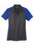 Sport-Tek LST652 Womens Sport-Wick Moisture Wicking Short Sleeve Polo Shirt Iron Grey/True Royal Blue Flat Front