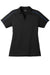 Sport-Tek LST653 Womens Sport-Wick Moisture Wicking Short Sleeve Polo Shirt Black/True Royal Blue Flat Front