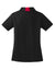 Sport-Tek LST655 Womens Sport-Wick Moisture Wicking Short Sleeve Polo Shirt Black/Deep Red Flat Back