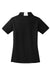 Sport-Tek LST655 Womens Sport-Wick Moisture Wicking Short Sleeve Polo Shirt Black/White Flat Back