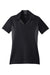 Sport-Tek LST655 Womens Sport-Wick Moisture Wicking Short Sleeve Polo Shirt Black/Iron Grey Flat Front