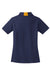 Sport-Tek LST655 Womens Sport-Wick Moisture Wicking Short Sleeve Polo Shirt True Navy Blue/Gold Flat Back