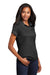 Sport-Tek LST659 Womens Sport-Wick Moisture Wicking Short Sleeve Polo Shirt Black Model 3q