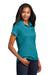 Sport-Tek LST659 Womens Sport-Wick Moisture Wicking Short Sleeve Polo Shirt Tropic Blue Model 3q