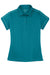 Sport-Tek LST659 Womens Sport-Wick Moisture Wicking Short Sleeve Polo Shirt Tropic Blue Flat Front