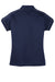 Sport-Tek LST659 Womens Sport-Wick Moisture Wicking Short Sleeve Polo Shirt True Navy Blue Flat Back