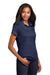 Sport-Tek LST659 Womens Sport-Wick Moisture Wicking Short Sleeve Polo Shirt True Navy Blue Model 3q