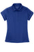 Sport-Tek LST659 Womens Sport-Wick Moisture Wicking Short Sleeve Polo Shirt True Royal Blue Flat Front