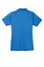 Sport-Tek LST660 Womens Heather Contender Moisture Wicking Short Sleeve Polo Shirt Heather Blue Wake Flat Back