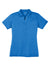 Sport-Tek LST660 Womens Heather Contender Moisture Wicking Short Sleeve Polo Shirt Heather Blue Wake Flat Front