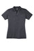 Sport-Tek LST660 Womens Heather Contender Moisture Wicking Short Sleeve Polo Shirt Heather Graphite Grey Flat Front