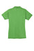 Sport-Tek LST660 Womens Heather Contender Moisture Wicking Short Sleeve Polo Shirt Heather Turf Green Flat Back