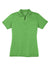 Sport-Tek LST660 Womens Heather Contender Moisture Wicking Short Sleeve Polo Shirt Heather Turf Green Flat Front