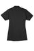 Sport-Tek LST680 Womens Micro-Mesh Moisture Wicking Short Sleeve Polo Shirt Black Flat Back