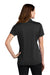 Sport-Tek LST680 Womens Micro-Mesh Moisture Wicking Short Sleeve Polo Shirt Black Model Back