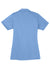 Sport-Tek LST680 Womens Micro-Mesh Moisture Wicking Short Sleeve Polo Shirt Carolina Blue Flat Back