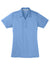 Sport-Tek LST680 Womens Micro-Mesh Moisture Wicking Short Sleeve Polo Shirt Carolina Blue Flat Front