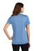 Sport-Tek LST680 Womens Micro-Mesh Moisture Wicking Short Sleeve Polo Shirt Carolina Blue Model Back