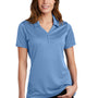 Sport-Tek Womens Micro-Mesh Moisture Wicking Short Sleeve Polo Shirt - Carolina Blue