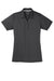 Sport-Tek LST680 Womens Micro-Mesh Moisture Wicking Short Sleeve Polo Shirt Iron Grey Flat Front