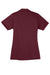 Sport-Tek LST680 Womens Micro-Mesh Moisture Wicking Short Sleeve Polo Shirt Maroon Flat Back