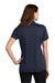 Sport-Tek LST680 Womens Micro-Mesh Moisture Wicking Short Sleeve Polo Shirt True Navy Blue Model Back