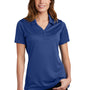 Sport-Tek Womens Micro-Mesh Moisture Wicking Short Sleeve Polo Shirt - True Royal Blue